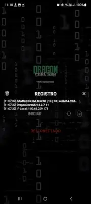 DragonCoreSSH android App screenshot 1